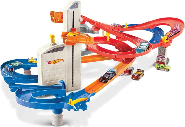 Mattel Hot Wheels City Auto-Lift Expressway incl. 5 cars (FXN21)