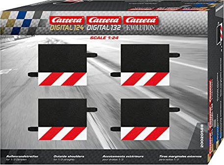 Carrera Digital 124/132/Evolution Accessories - Outside shoulder for 1/3 straight (20588)