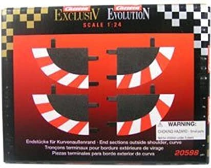 Carrera Digital 124/132/Evolution Accessories - End sections outside shoulder curve 1 / 30 degrees (20598)