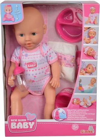 Simba Toys New Born Baby Baby with Accessories (105032533)