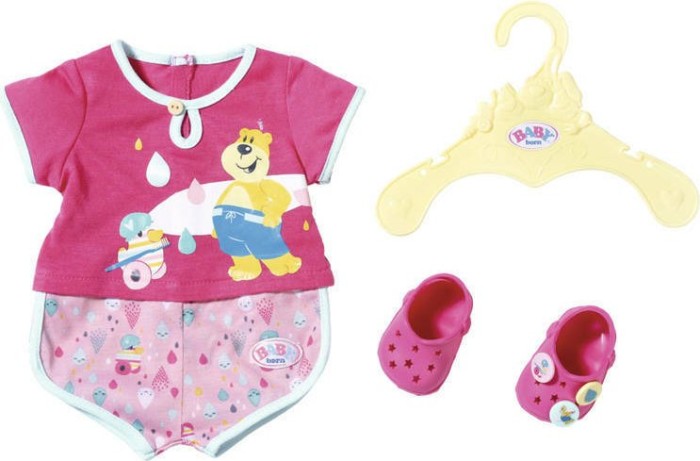 Zapf creation BABY born Clothing - Bath Pyjamas with Shoes (827437)