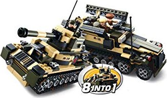 Sluban Army 8 into 1 Tank or APC 8 Into 1 (M38-B0587)