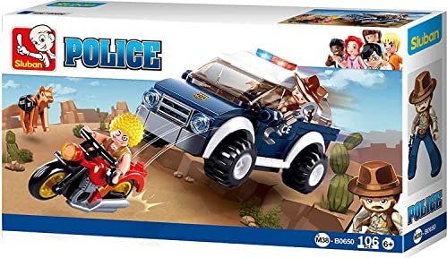 Sluban Police Jeep (M38-B0650)