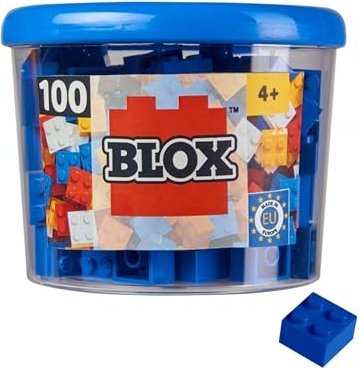 Simba Toys Blox 100 4pins Bricks blue (104114112)
