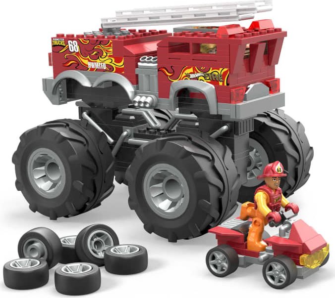 Mattel Mega Construx Hot Wheels 5-Alarm Monster Truck (HHD19)