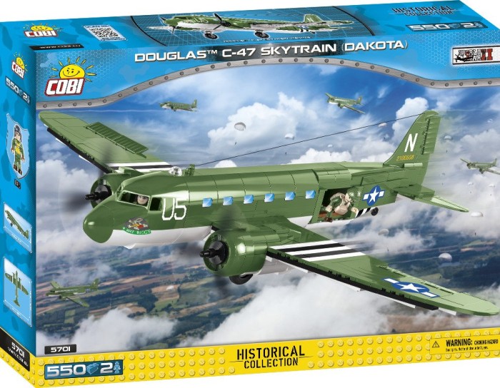 Cobi Historical Collection WW2 Douglas C-47 Skytrain (Dakota) D-Day Edition (5701)