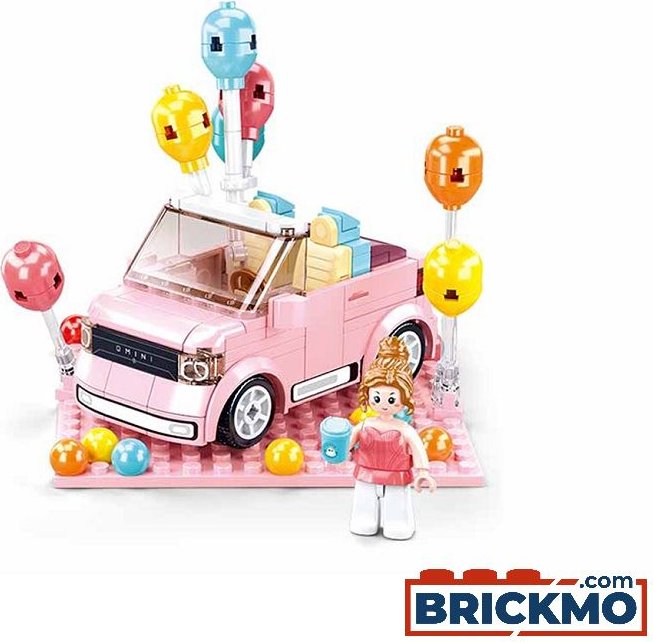 Sluban Girl's Dream MiniQ Open-topped Car (M38-B1086)