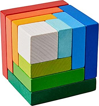 HABA 3D Arranging Game Rainbow Cube (305460)