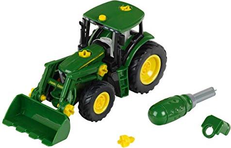 Theo Klein John Deere-tractor with Frontloader and weight (3903)