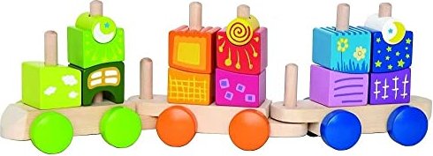 Hape Fantasia Blocks Train (E0417)