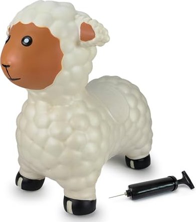 Jamara Bouncing animal sheep white with pump (460590)