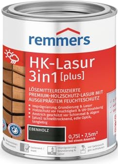 Remmers HK-Lasur Holzschutzmittel ebenholz, 750ml (2252-01)