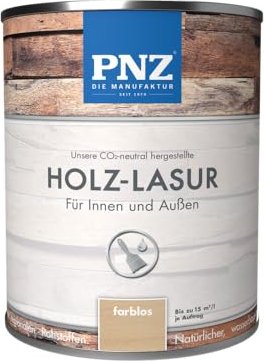 PNZ Holzlasur Holzschutzmittel Nr.01 farblos, 750ml