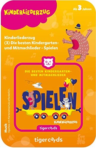 Tiger Media Tigercard Kinderliederzug Die best kindergarten- and Mitmachlieder - games (4185)