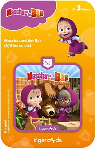 Tiger Media Tigercard Mascha and the bear Eine to much (4180)