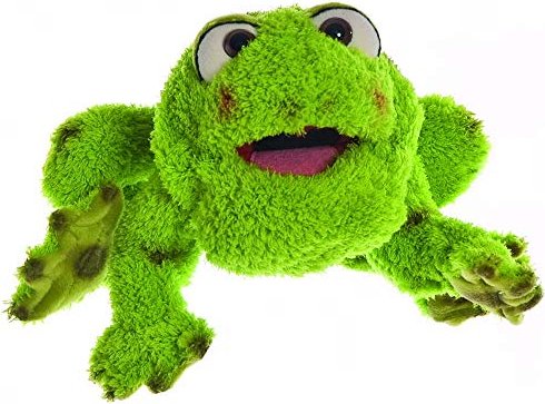 Living Puppets animal hand puppets Rolf the frog (W207)