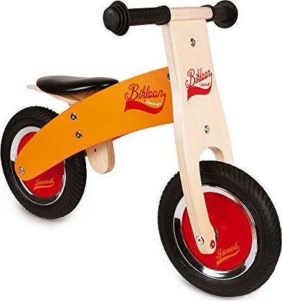 Janod Little Bikloon Wooden Balance Bike orange (J03263)