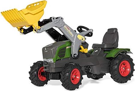 rolly toys rollyFarmtrac Fendt Vario 211 Pedal-Tractor with Front Loader and Pneumatic Tyres green (611089)