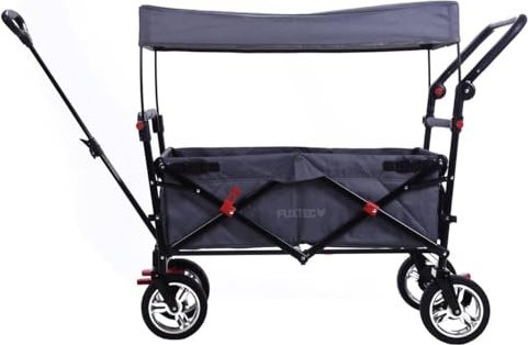 Fuxtec FX-CT700 Bollerwagen with sunroof grey