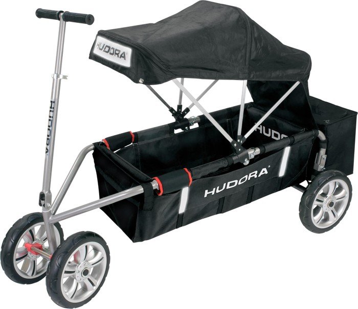 Hudora Überländer Alu 12" schwarz (10325)