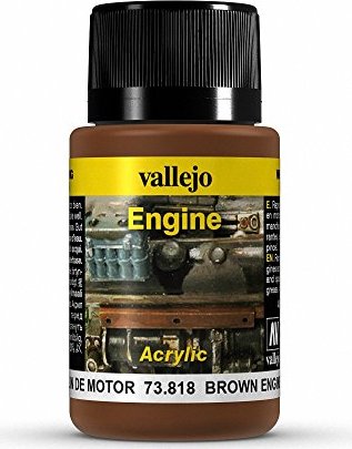 Vallejo Weathering Effects Engine brown engine soot (73.818)