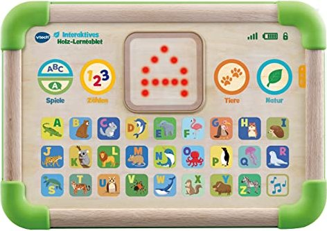 VTech Interaktives Holz-Lerntablet (80-613504)