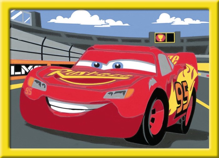 Ravensburger Malen nach Zahlen Lightning McQueen (27843)