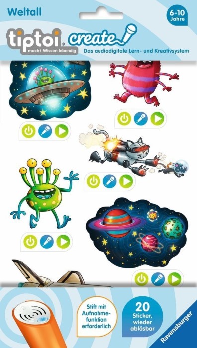 Ravensburger tiptoi Create Sticker Space (55483/00910)