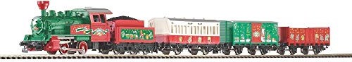 Piko - track H0 starter set - starter set with Bettung Weihnachtszug steam locomotive with Tender (57081)