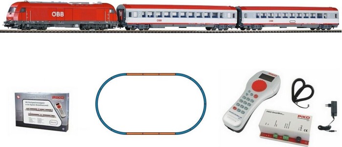 Piko - Gauge H0 Starter Kit - SmartControl light Start-Set ÖBB Passenger Rh 2016 VI + 2 Cars (59009)