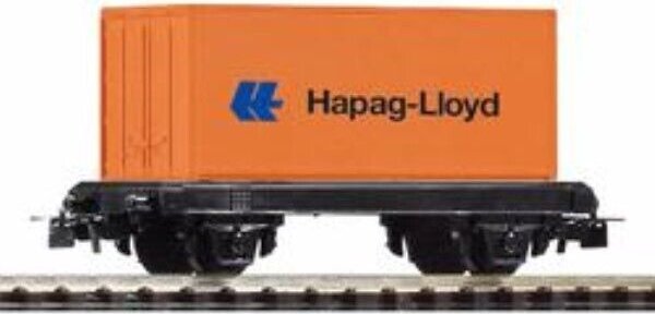 Piko - Gauge H0 Freight Car - myTrain Flatcar with Container (57022)