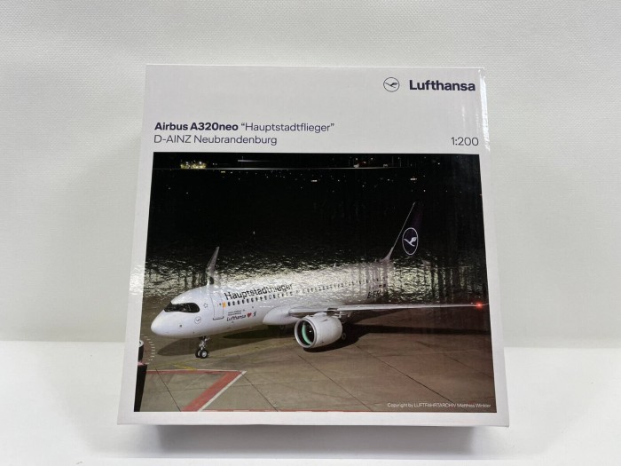 Herpa Lufthansa Airbus A320neo Hauptstadtflieger D-AINZ 1:200 (571302)
