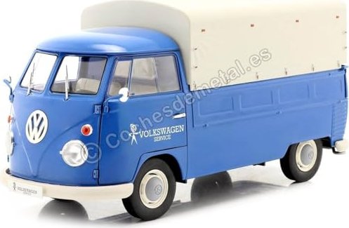 Schuco Solido VW T1 pickup/tarpaulin blue (421187900)