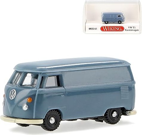 Wiking VW T1 box van pigeon blue (093203)