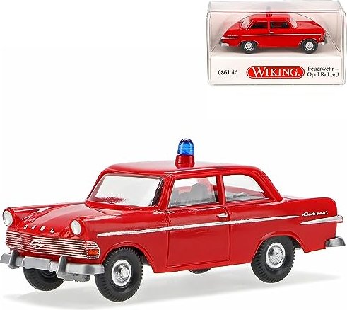 Wiking Fire brigade Opel Rekord '60 (086146)