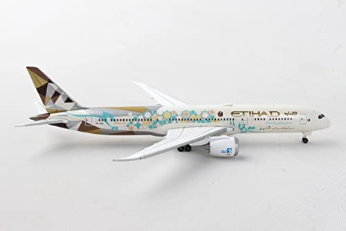 Herpa Etihad Airways Boeing 787-9 Dreamliner Choose Saudi Arabia A6-BLN (535748)