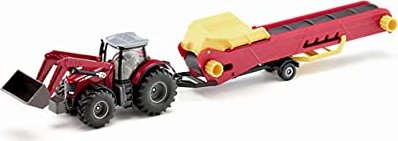 SIKU Farmer Massey Ferguson Tractor with conveyer (1996)