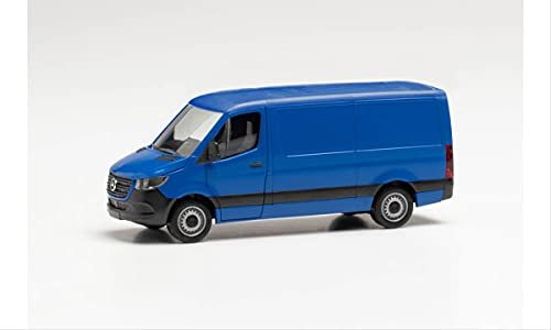 Herpa Mercedes-Benz sprinter '18 box platform roof ultramarine (096485)