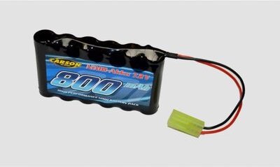 Carson 7.2V/800mAh Power NiMH Battery Mini-TAM (500608176)