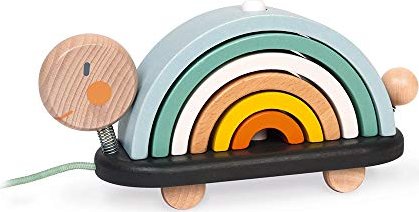 Janod Sweet Cocoon Rainbow Turtle (J04405)