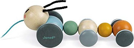 Janod Sweet Cocoon Pull-Along Caterpillar (J04420)
