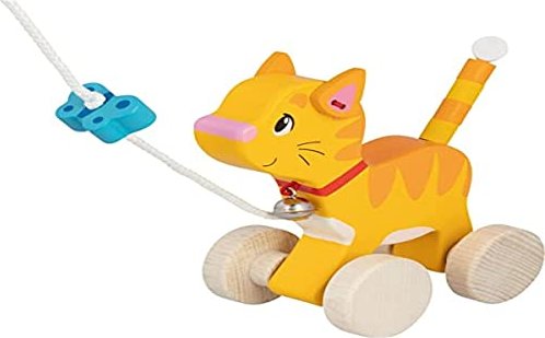 Goki Pull-Along Animal cat (54896)