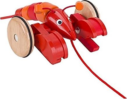 Goki Pull-Along Animal Lobster (54904)
