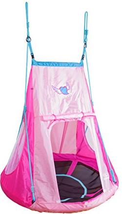 Hudora Alu nest swing with tent Heart 110 (72153)