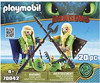 playmobil Dragons - Ruffnut and Tuffnut with Flight Suit (70042)