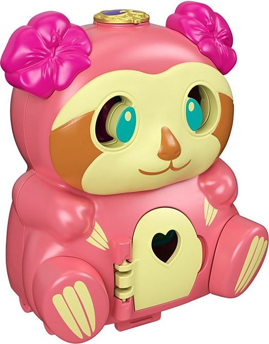 Mattel Polly Pocket Flip & Find Sloth Compact (GTM59)