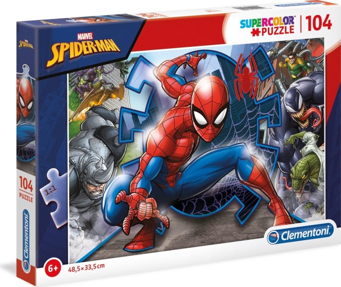 Clementoni Supercolor Marvel Spider-Man, 104-piece. (27116)