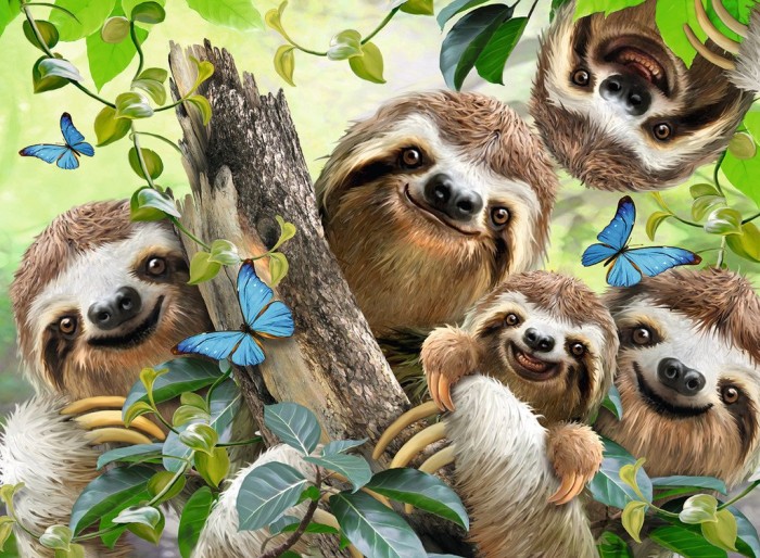 Ravensburger puzzle sloth Selfie (14790)