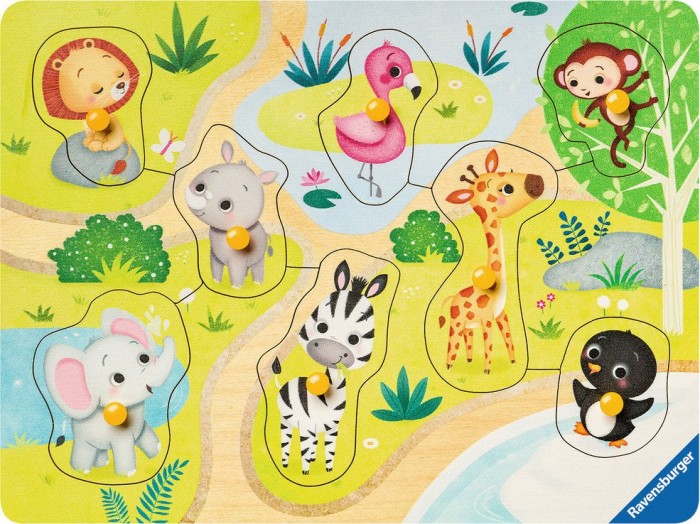 Ravensburger puzzle Unterwegs in the Zoo (03687)