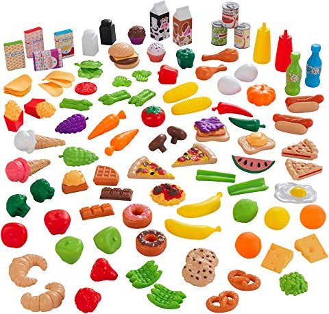 KidKraft Deluxe Tasty Treat Pretend Play Food Set (63330)
